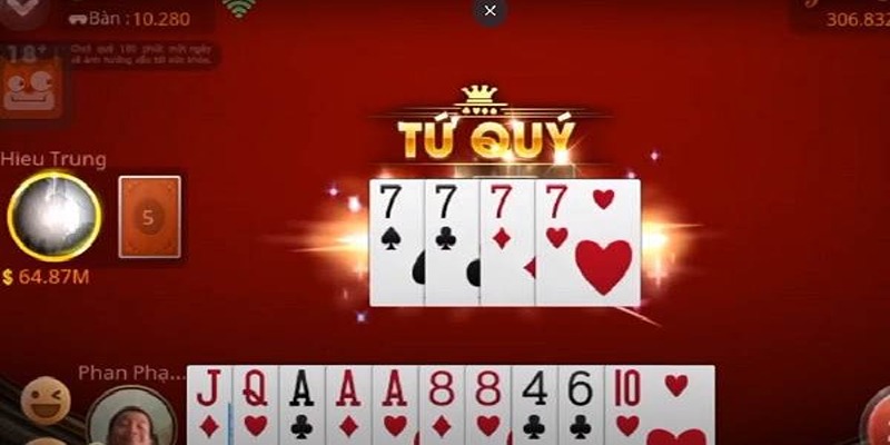 Tìm hiểu về tứ quý trong game bài tiến lên